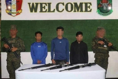 3 rebeldeng NPA, nisurender sa Sultan Kudarat