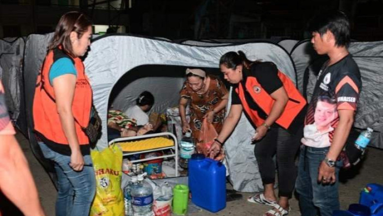 Brgy. Tomas Monteverde fire victims get aid from Rep. Pulong's office
