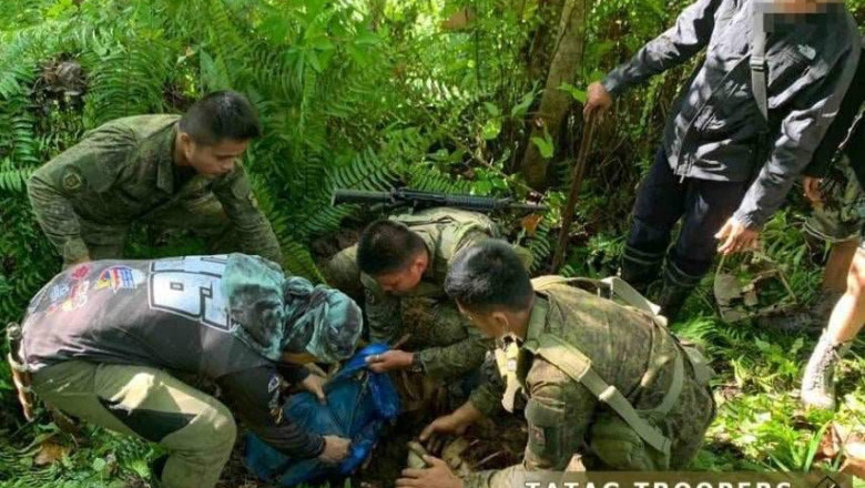 Nakabaong na armas ng NPA, narekober ng militar sa Talaingod, Davao del Norte