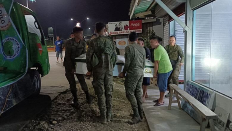 10th ID soldiers hand over remains of slain NPA leader in Surigao Sur clash