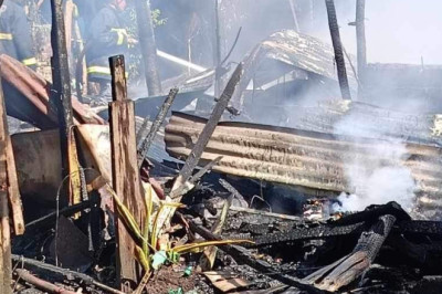 46 pamilya sa Mati City, nawad-ag balay tungod sa sunog