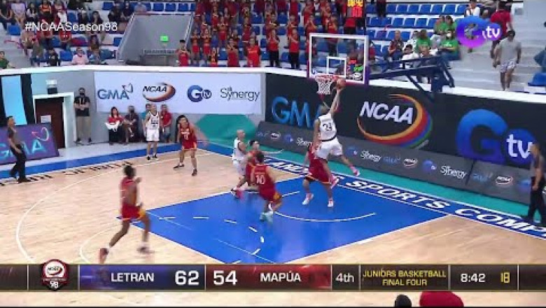 Watch: Agdao High School cager sores 14 points in Letran win against Perpetual NCAA Ist game