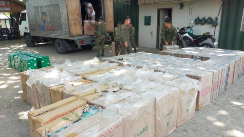2 nabbed; P32-M smuggled cigarettes seized in Calinan checkpoint