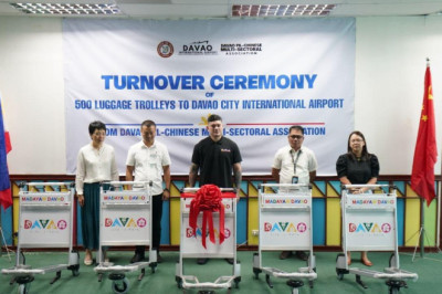 Davao International Airport gets new  trolleys