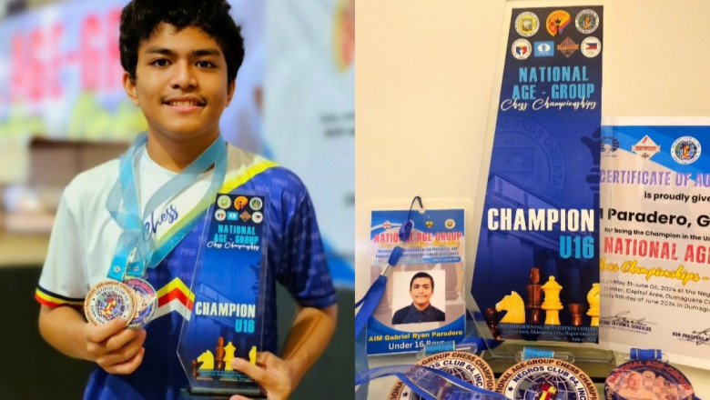 Gabriel Ryan Paradero Triumphs in National Age Group Chess Championships!