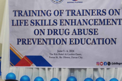 Student, youth leaders undergo drug abuse prevention education training