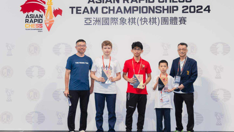FIDE Master Christian Gian Karlo Arca wins gold in  Asian Rapid Chess Team Championship 2024