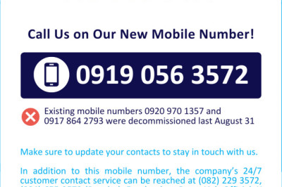 Davao Light Introduces New Mobile Number for Enhanced Customer Service
