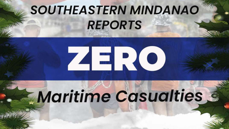 Coast Guard records zero maritime casualties during Christmas in Davao Region