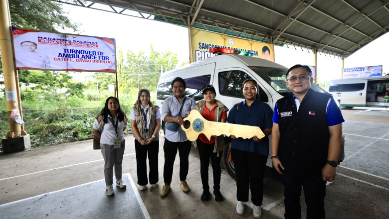 Sen. Bong Go highlights importance of healthcare access during ambulances turnover  in Davao Oriental