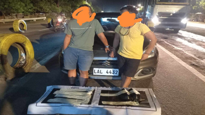P800K SHABU SAKMIT SA CHECKPOINT; 2 SUSPEK DAKPAN