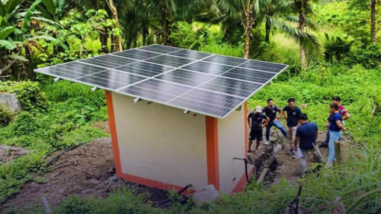 Davao 𝐂𝐢𝐭𝐲 𝐛𝐮𝐢𝐥𝐝𝐬 𝐬𝐨𝐥𝐚𝐫 𝐢𝐫𝐫𝐢𝐠𝐚𝐭𝐢𝐨𝐧 𝐬𝐲𝐬𝐭𝐞𝐦 𝐢𝐧 𝐏𝐚𝐪𝐮𝐢𝐛𝐚𝐭𝐨