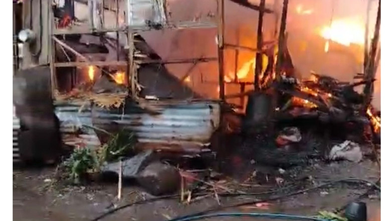 100 pamilya nawad-ag balay  sa sunog  sa Lubogan Toril; 3 samdan