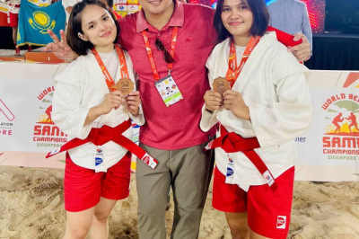 Team Philippines shows grit with 2 Bronze Medals at 2025 World Beach SAMBO Championships;