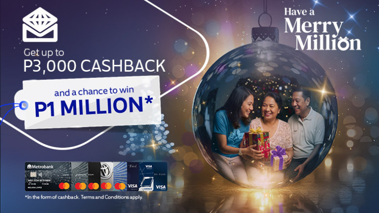 Metrobank’s 'Have a Merry Million' promo is back! Level up your Christmas shopping and get closer to winning PHP 1 million with every swipe