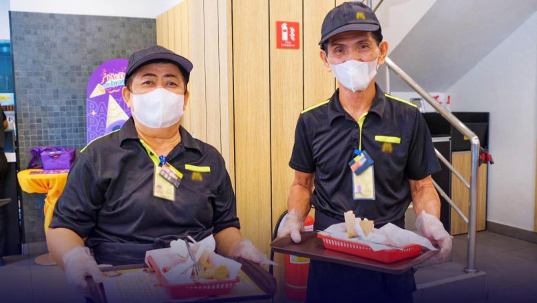 Fast-food chains in Davao City hire over 200 senior citizens, PWDs