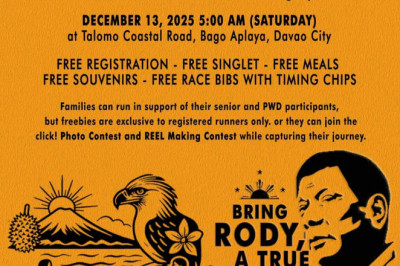 Seniors, PWD Fun Run Set on December 13