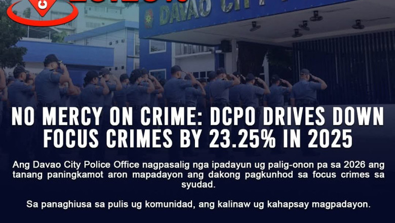 Davao City Police Office reports 23 percent drop in crime rate
