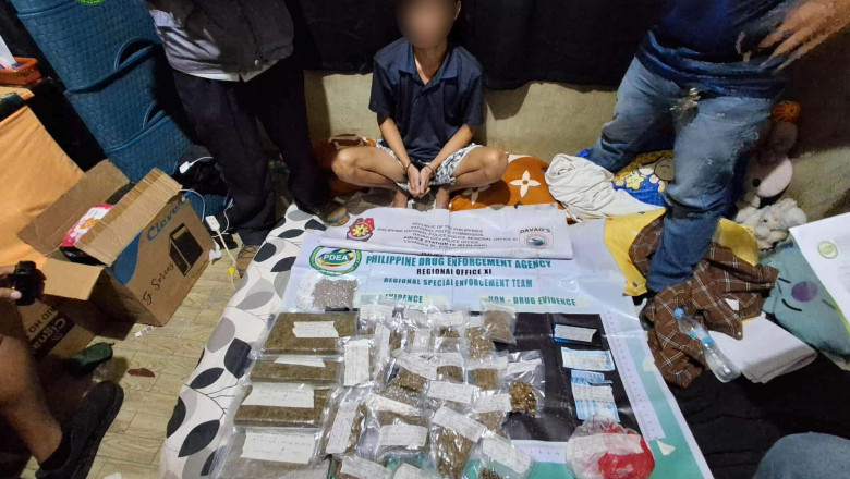 18-year old arrested  in Davao City buy-bust op; P1. 6-M marijuana  seized