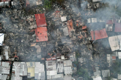 65 balay sa Brgy. 76-A, gilamoy sa kalayo