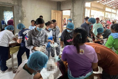 Over 1,800 residents of Dinagat Islands benefit from  NFEM’s medical mission