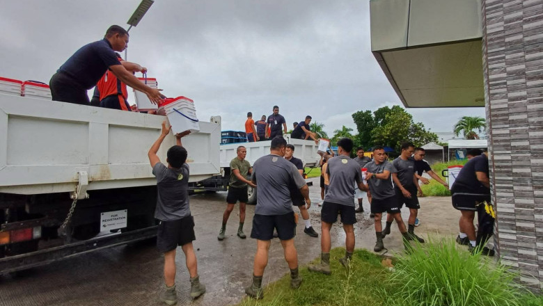 JTF Agila delivers hope to earthquake-hit communities