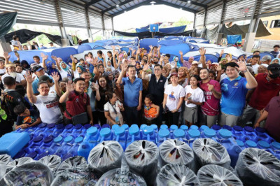 Sen. Bong Go personally visits fire-hit communities in Davao City, stresses urgent support, health access, and stronger disaster preparedness