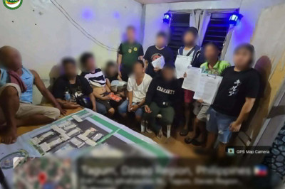 Drug den destroyed in Tagum City; 6 persons nabbed